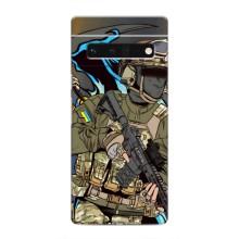 Чехлы с картинкой ЗСУ для Google Pixel 6 Pro (AlphaPrint) (Воин ВСУ)