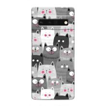 Чохли з Котиками для Google Pixel 6 Pro (VPrint) (Мальовані котики)