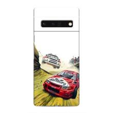 Чехлы с Машинами на Гугл Пиксель 6 Про (VPrint) (Гоночные Тачки)