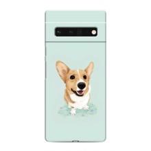 Чехлы с собаками для Google Pixel 6 Pro (VPrint) (Корги)