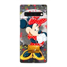 Чохол Disney Mouse Google Pixel 6 Pro (PREMIUMPrint) – Minni з бантіком