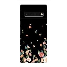 Чехол для Гугл Пиксель 6 Про - с принтом (Дизайнерские) (AlphaPrint) (Маленькие цветы)
