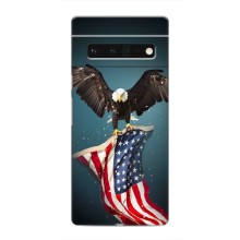 Чохол Прапор USA для Google Pixel 6 Pro – Орел і прапор