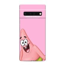 Чехол Губка Боб для Гугл Пиксель 6 Про (Персонаж Патрик)