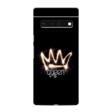 Чехол (Корона на чёрном фоне) для Гугул Пиксель 6 Про – Корона