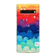 Чохол на Гугл Піксель 6 Про з Котиками (VPrint) (Mew)