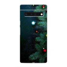 Чохол новорічна ялинка на Google Pixel 6 Pro (Ялинка)