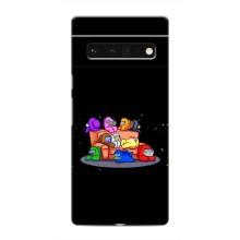 Чехол Амонг Ас для Google Pixel 6 Pro (AlphaPrint) (Амонг-ас)