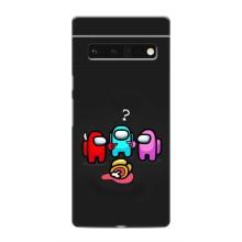 Чехол Амонг Ас для Google Pixel 6 Pro (AlphaPrint) (Импостер)
