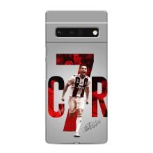 Чехол Криштиану Роналду для Google Pixel 6 Pro (AlphaPrint) (C7R)