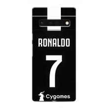 Чехол Криштиану Роналду для Google Pixel 6 Pro (AlphaPrint) (RONALDO 7)