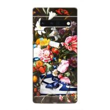 Чехол для Google Pixel 6 Pro - с принтом Найк (AlphaPrint) (Стиль Найк)