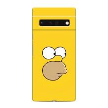 Чехол с Симпсонами для Google Pixel 6 Pro (VPrint) (Гомер)