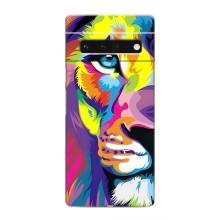 Чехол со Львом для Google Pixel 6 Pro (VPrint) (Яркий Лев)