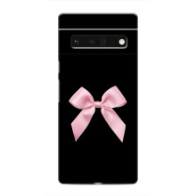Чехол банты для Google Pixel 6 Pro – Бант на черном
