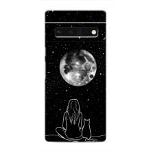 Чохол з малюнком кіт на Google Pixel 6 Pro – Дівчина з котом