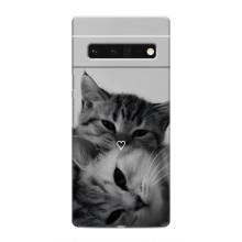 Чохол з малюнком кіт на Google Pixel 6 Pro – Пара котів