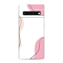 Чехол цветочный дизайн для Google Pixel 6 Pro – Розовый фон