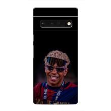 Чехол с футболистом Ламин Ямаль Google Pixel 6 Pro (Yamal 19)