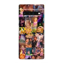 Чехол Рапунцель для Google Pixel 6 Pro (Рапунцель коллаж)