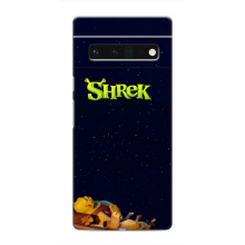 Чехол с мультфильмом Шрек на Google Pixel 6 Pro – Шрек лого