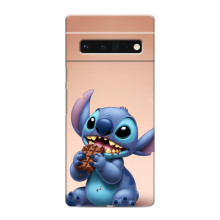 Чохол з малюнком Стіч для Google Pixel 6 Pro – Стіч з шоколадом