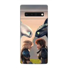Чехол как приручить дракона на Google Pixel 6 Pro – Гикавка и Астрид