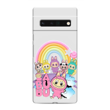 Чехол с Лабубу на Google Pixel 6 Pro (Фон Лабубу)