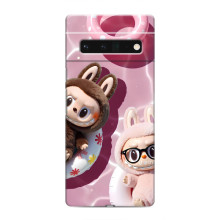 Чехол с Лабубу на Google Pixel 6 Pro (Игрушка Лабубу)