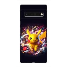 Чохол з Пікачу на Google Pixel 6 Pro – Пікачу з м'ячем