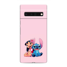 Чехол с принтом Стич на Google Pixel 6 Pro – Лило и Стич