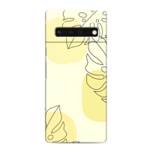 Силиконовый чехол с принтом в цветах на Google Pixel 6 Pro