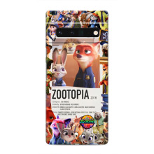 Чехол Зоотрополіс на Google Pixel 6 Pro – Коллаж Зоо