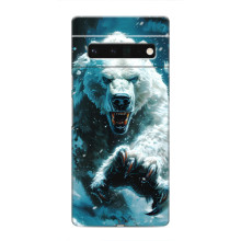 Чехол с картинкой «Хищники» для Google Pixel 6 Pro – Медведь