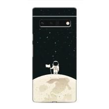 Космические Чехлы для Гугл Пиксель 6 Про (VPrint) (На луне)