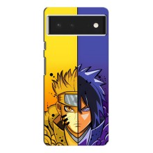 Купить Чехлы на телефон с принтом Anime для Гугул Пиксель 6 Про – Naruto Vs Sasuke