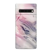 Мраморный чехол на Google Pixel 6 Pro (VPrint) (Пурпурный Мрамор)