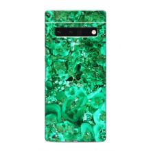 Мраморный чехол на Google Pixel 6 Pro (VPrint) (Салатный Мрамор)