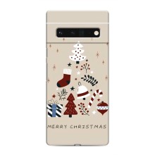 Різдвяні Чохли для Google Pixel 6 Pro (VPrint) (Merry Christmas)