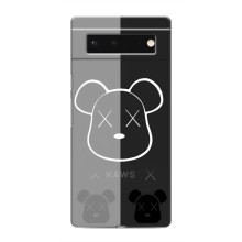 Чохли для Google Pixel 6 - Bearbrick Louis Vuitton (PREMIUMPrint) (БеарБрік очі)