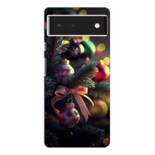 Чехлы на Новый Год Google Pixel 6 (Красивая елочка)