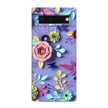Чохли з квітами для Google Pixel 6 (VPrint) (Дизайн квітів)