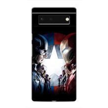 Чехлы с героями Марвел Google Pixel 6 (VPrint)