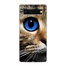 Чехлы с Котиками для Google Pixel 6 (VPrint) (Глаз кота)
