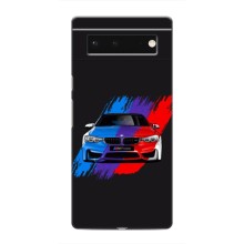 Чохол BMW для Гугол Піксель 6 – Кольорова БМВ