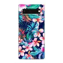 Чохол для Гугол Піксель 6 - з принтом (Дизайнерські) (AlphaPrint) (Мальовничі квіти)