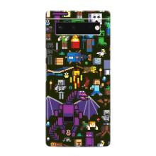Чехол Майнкрафт на Google Pixel 6 (AlphaPrint) Minecraft