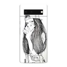 Чохол з друком для Google Pixel 6 - (Мода) (AlphaPrint) (Фото дівчини)