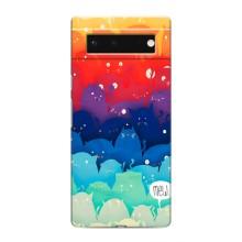 Чехол на Гугл Пиксель 6 с Котами (VPrint) (Mew)