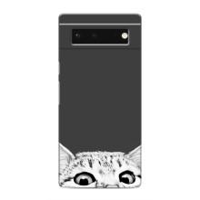 Чехол на Гугл Пиксель 6 с Котами (VPrint) (Выглядывает кот)